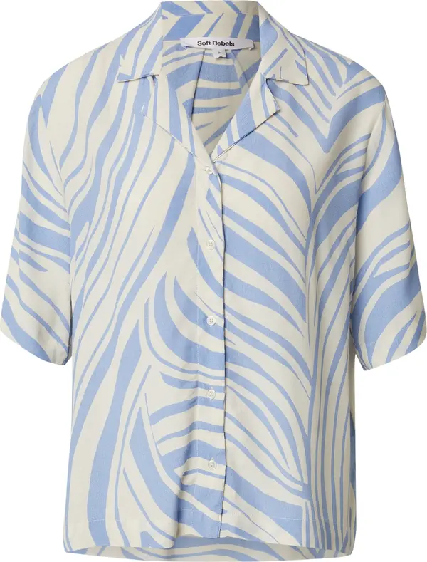 Soft Rebels Soft Rebels Bluza 'SRBilly'  svijetloplava / bijela