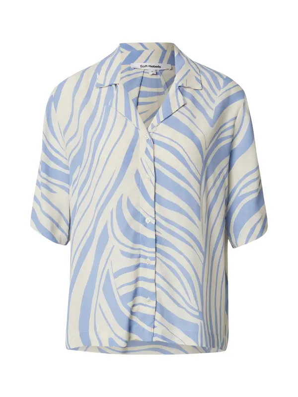 Soft Rebels Soft Rebels Bluza 'SRBilly'  svijetloplava / bijela