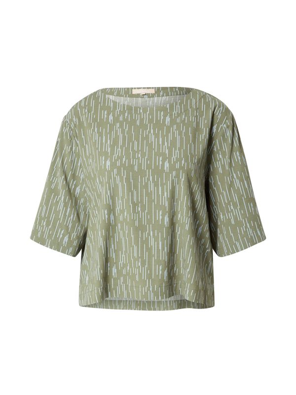 Soft Rebels Soft Rebels Bluza 'Tabit'  svijetloplava / kaki