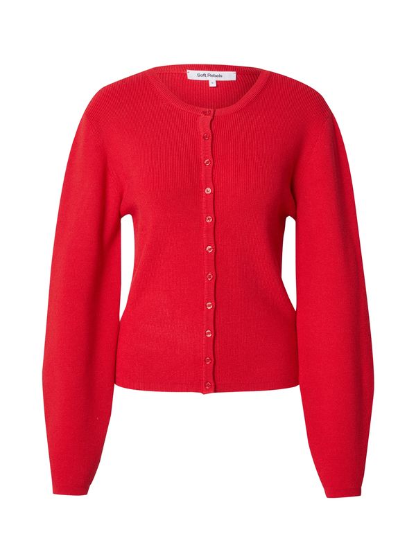 Soft Rebels Soft Rebels Kardigan 'Mushi'  svijetlo crvena