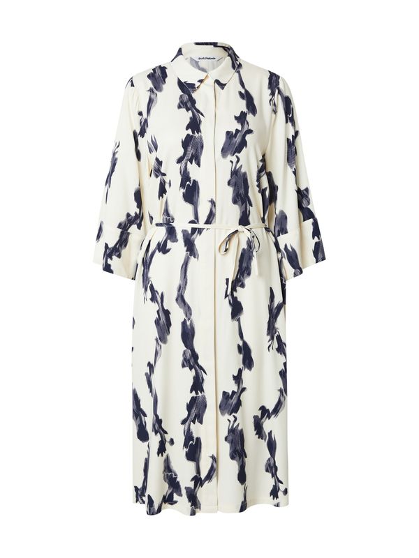 Soft Rebels Soft Rebels Košulja haljina 'Ginny'  ljubičasto plava / prljavo bijela