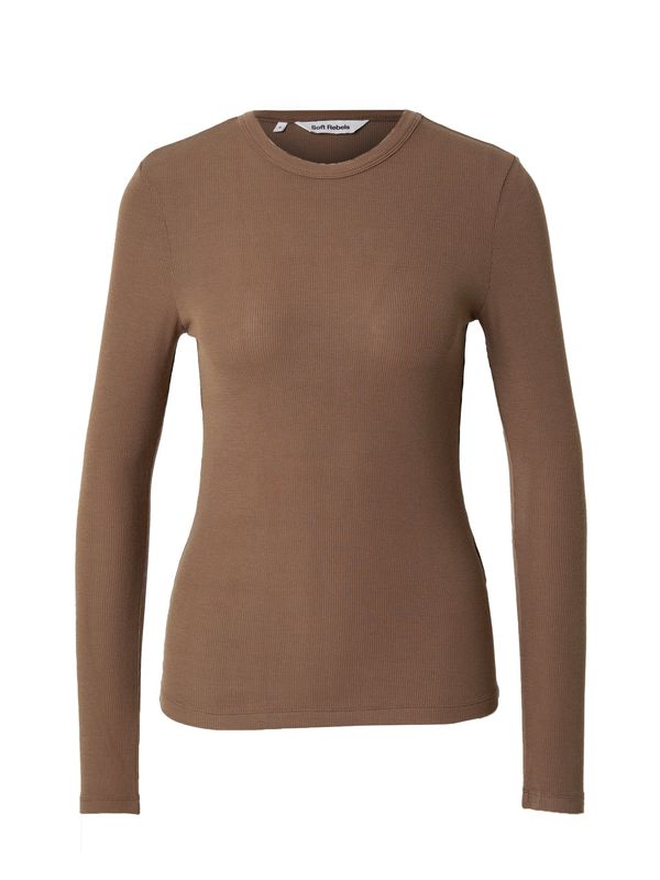 Soft Rebels Soft Rebels Majica 'Fenja'  maslinasta