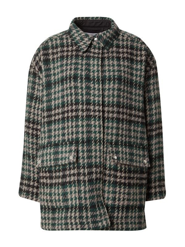 Soft Rebels Soft Rebels Prijelazna jakna 'Rohan'  tamo siva / siva melange / smaragdno zelena / crna