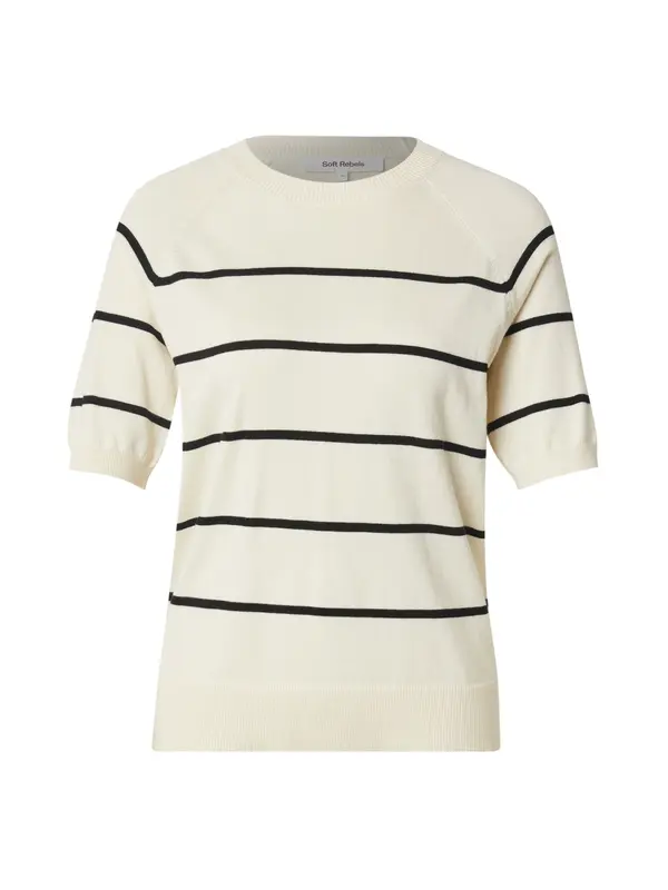 Soft Rebels Soft Rebels Pulover 'Marla'  bež / crna