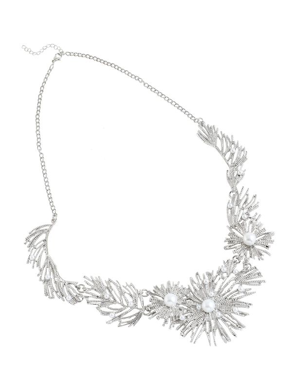 SOHI SOHI Komplet nakita ' Lisanne '  srebro / bijela