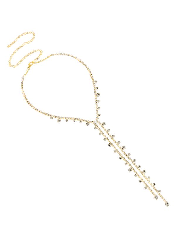 SOHI SOHI Lančić 'Aggi'  zlatna / prozirna