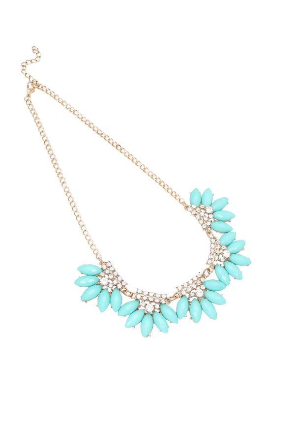 SOHI SOHI Lančić ' Annita '  akvamarin / zlatna / srebro