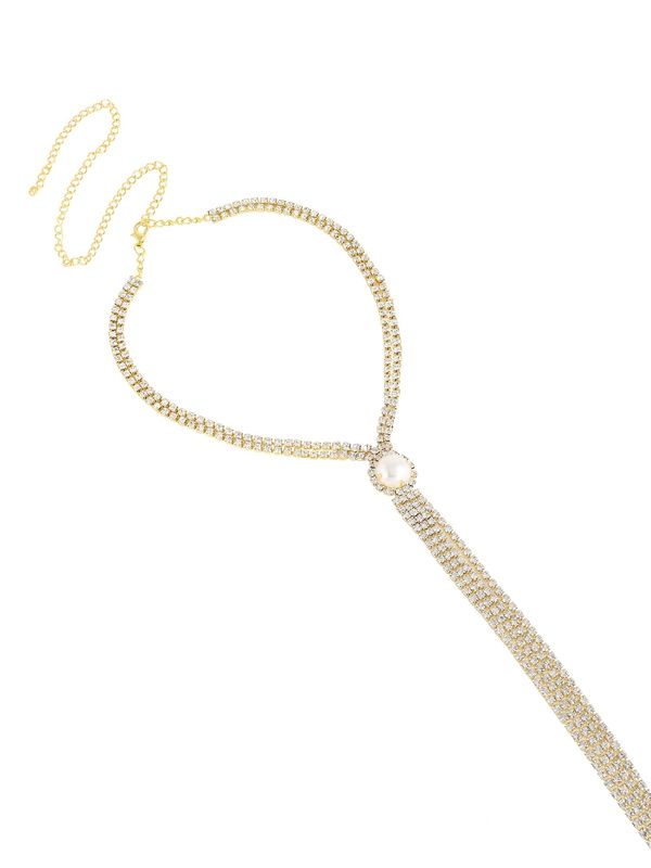 SOHI SOHI Lančić ' Makeda '  zlatna / srebro / bijela