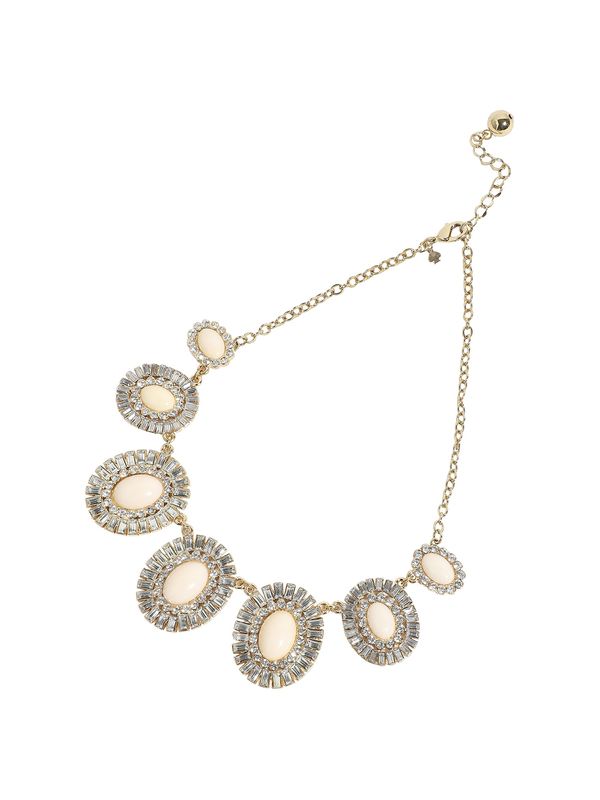 SOHI SOHI Lančić 'Marlyn'  bež / zlatna / srebro