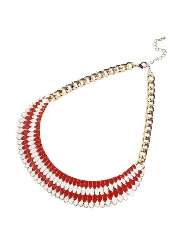 SOHI SOHI Lančić ' Meryle '  zlatna / crvena / bijela