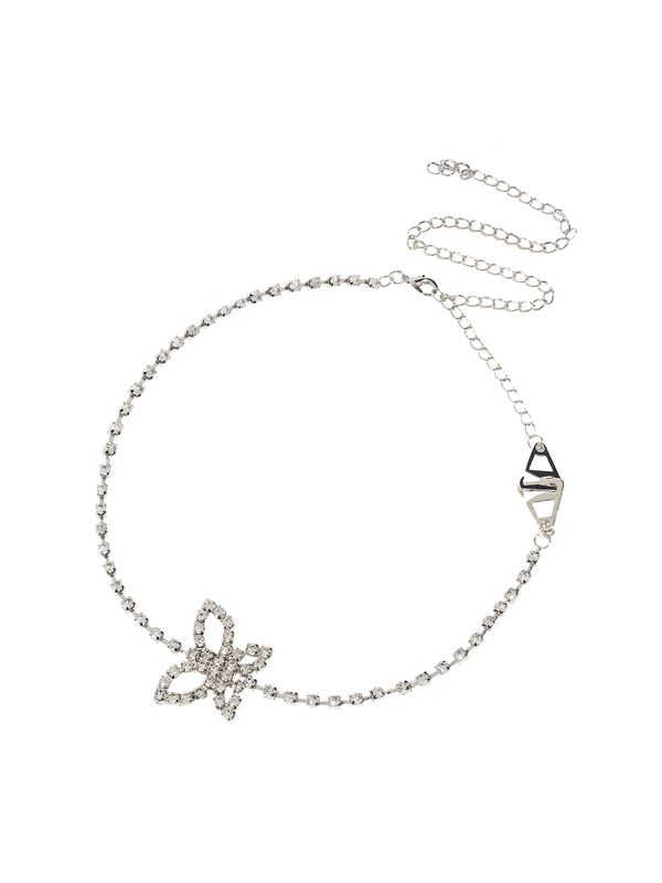 SOHI SOHI Lančić ' Mildredd '  srebro / prozirna