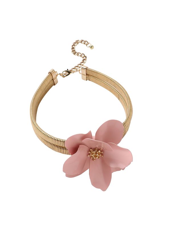 SOHI SOHI Lančić 'Milka'  zlatna / roza