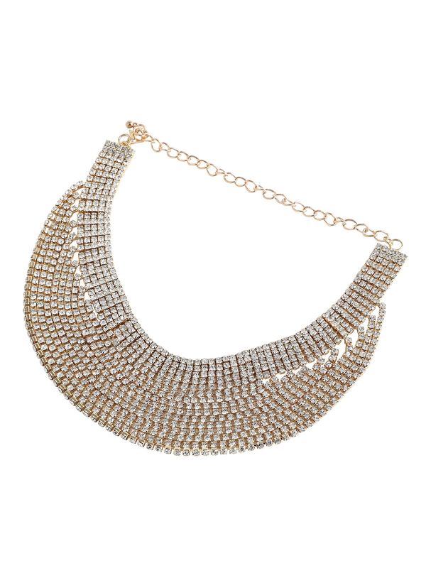 SOHI SOHI Lančić 'Millicent'  zlatna / bijela