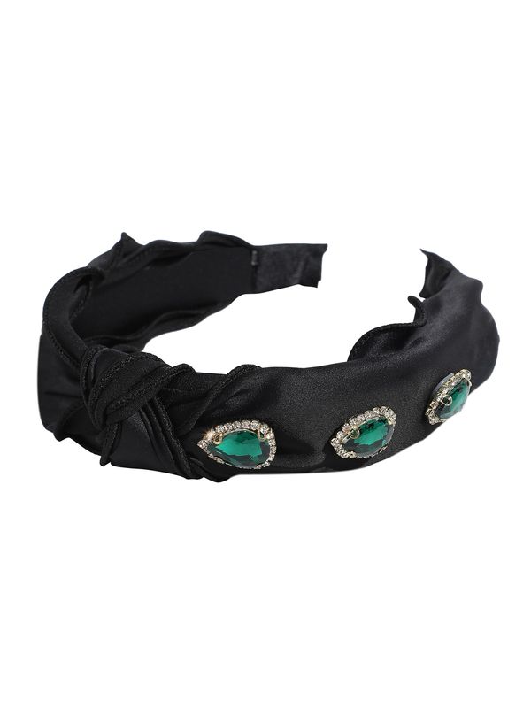 SOHI SOHI Nakit za kosu ' Afrina '  zelena / crna