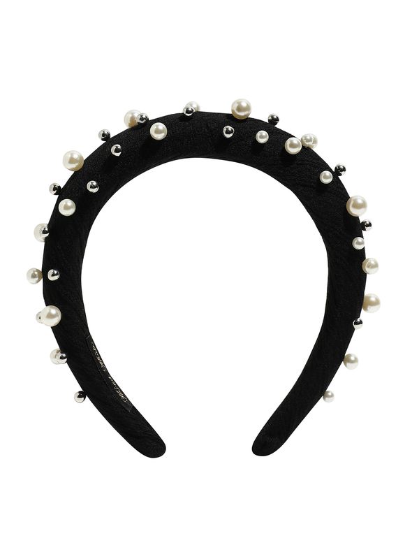 SOHI SOHI Nakit za kosu 'Gulsha'  crna / srebro / biserno bijela