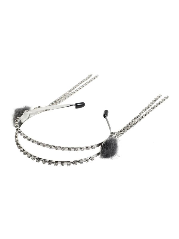 SOHI SOHI Nakit za kosu ' Manuja '  crna / srebro