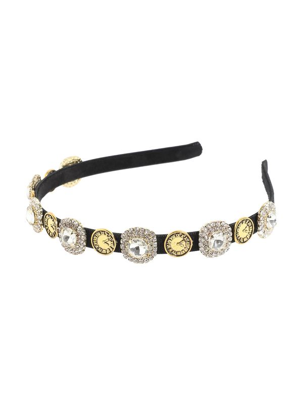 SOHI SOHI Nakit za kosu ' Omwati '  zlatna / crna / srebro