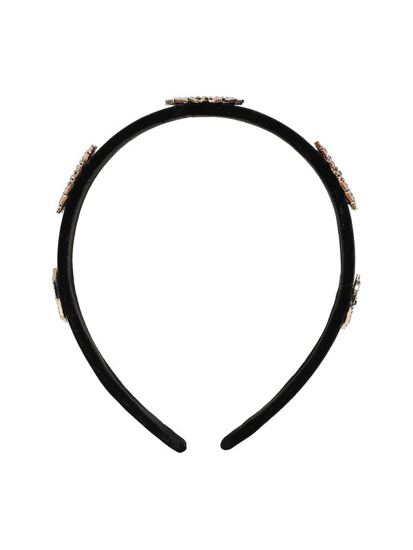 SOHI SOHI Nakit za kosu 'Saahin'  zlatna / žad / crna / bijela