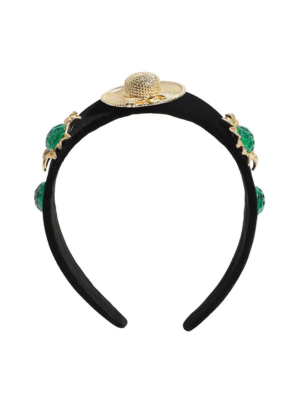 SOHI SOHI Nakit za kosu 'Shaina'  zlatna / zelena / crna