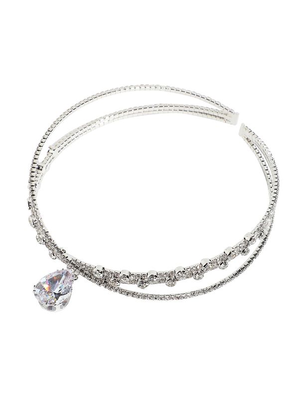 SOHI SOHI Nakit za kosu 'Surjit'  srebro / prozirna