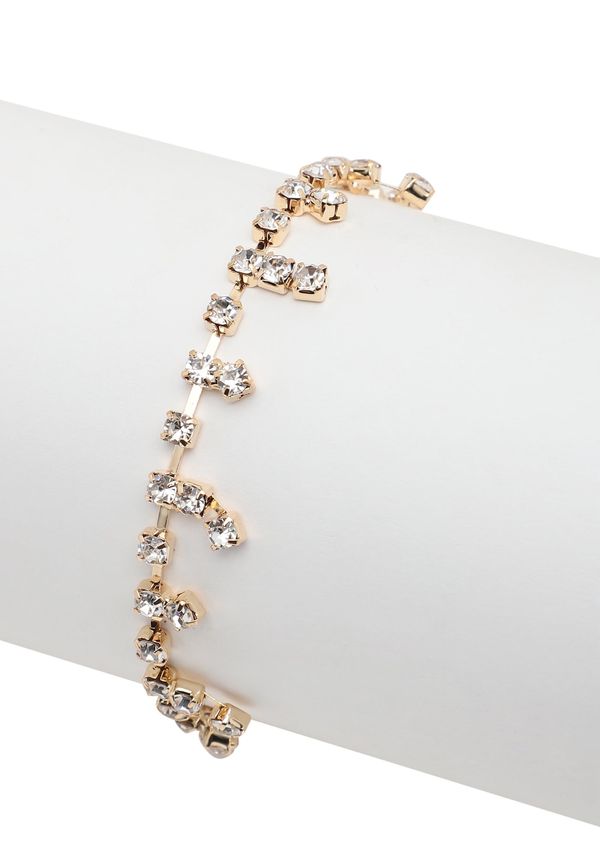 SOHI SOHI Narukvica ' Alishia '  zlatna / prozirna