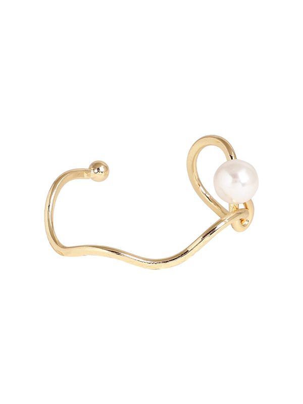 SOHI SOHI Narukvica ' Mumtaj '  zlatna / biserno bijela