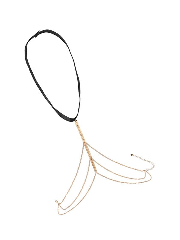 SOHI SOHI Narukvica ' Nitika '  zlatna / crna