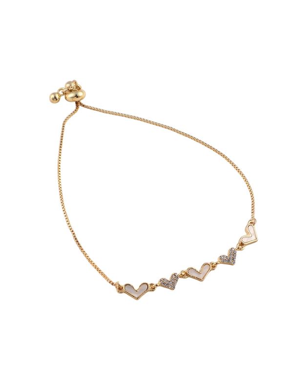 SOHI SOHI Narukvica 'Shayla'  zlatna / bijela