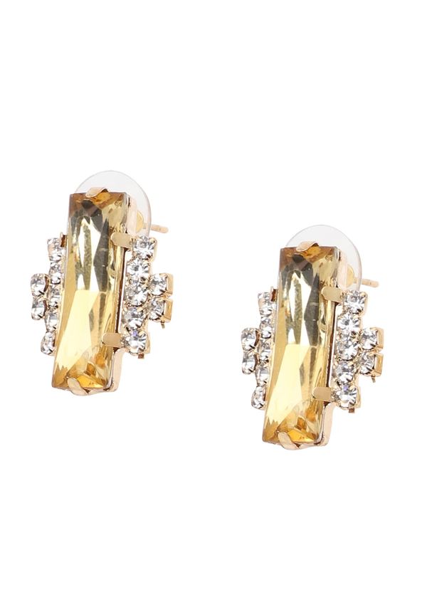 SOHI SOHI Naušnice ' Abbygael '  zlatna / prozirna