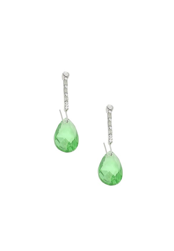 SOHI SOHI Naušnice 'Aileen'  svijetlozelena / srebro