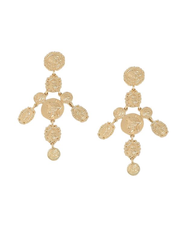 SOHI SOHI Naušnice 'Aiyana'  zlatna