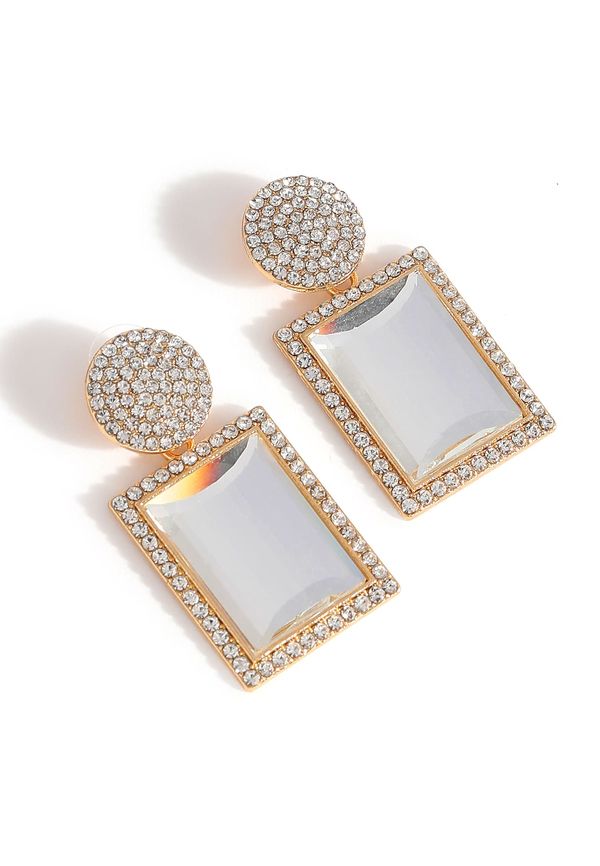 SOHI SOHI Naušnice 'Amaya'  zlatna / bijela