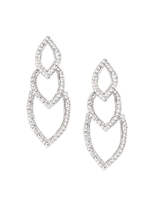 SOHI SOHI Naušnice ' Ambiya '  srebro