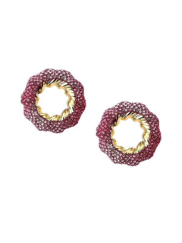 SOHI SOHI Naušnice 'Anjna'  zlatna / roza