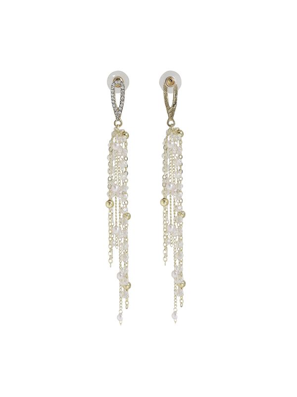 SOHI SOHI Naušnice 'Baylee'  zlatna / biserno bijela