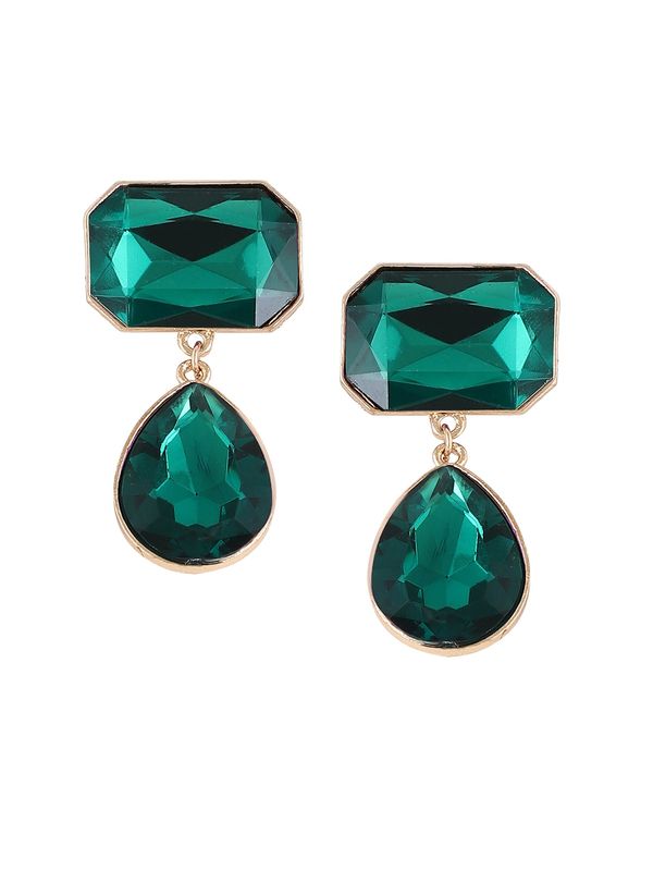 SOHI SOHI Naušnice ' Beryl '  zelena