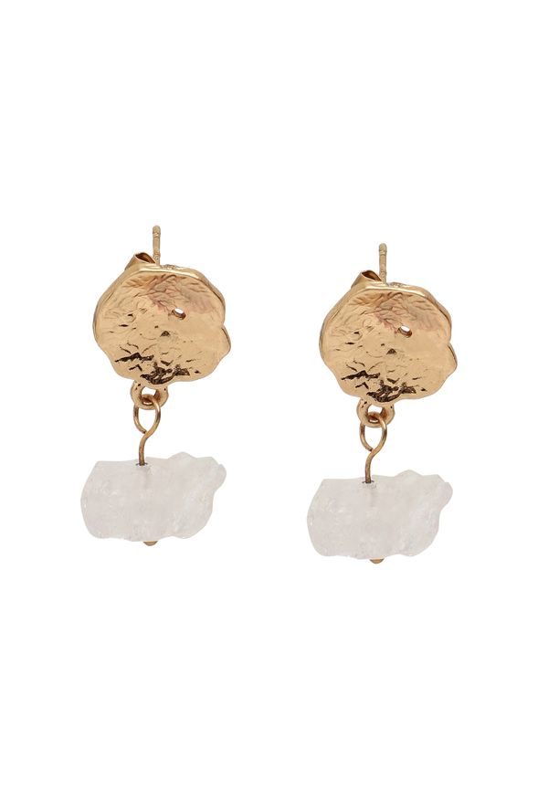 SOHI SOHI Naušnice 'Bette'  zlatna / bijela