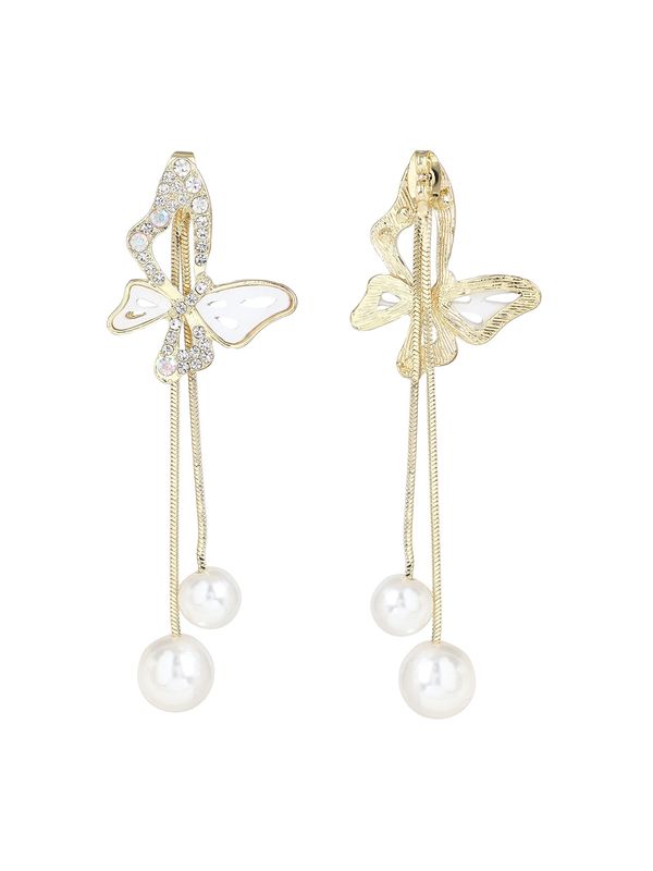 SOHI SOHI Naušnice ' Brandi '  zlatna / srebro / bijela