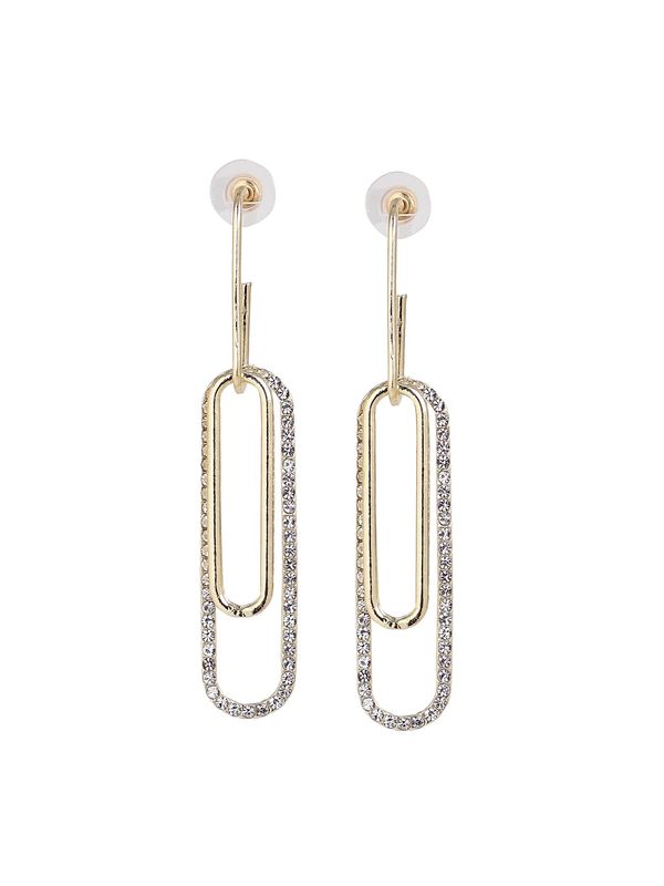 SOHI SOHI Naušnice ' Brett '  zlatna / srebro