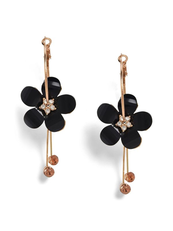 SOHI SOHI Naušnice 'Brielle'  zlatna / crna