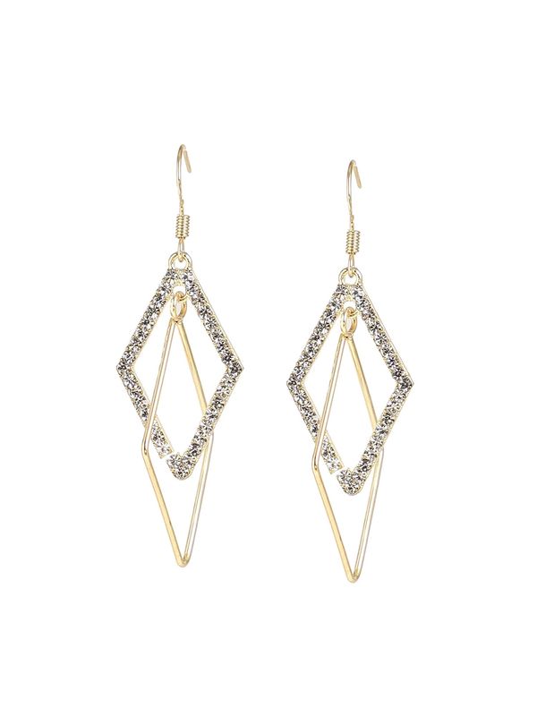 SOHI SOHI Naušnice ' Bryanna '  zlatna / srebro