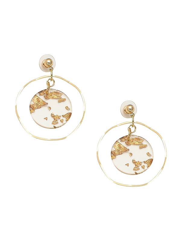 SOHI SOHI Naušnice ' Buttr '  zlatna