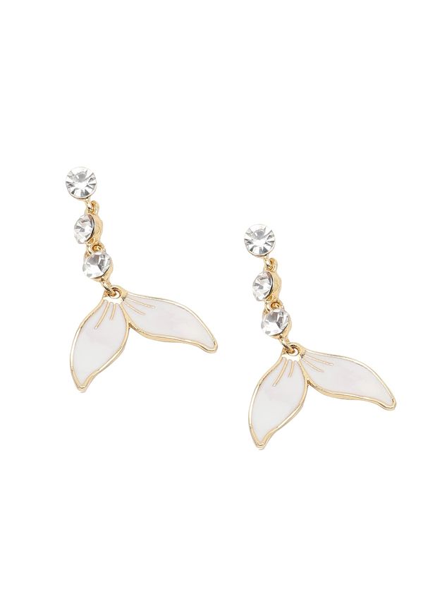 SOHI SOHI Naušnice ' Cara '  zlatna / srebro / bijela