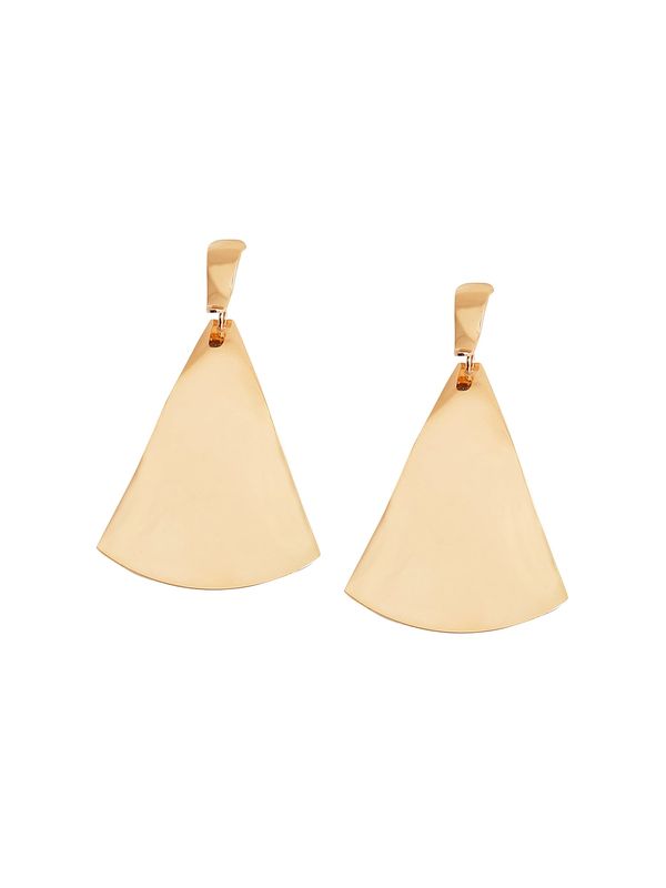 SOHI SOHI Naušnice 'Champa'  bež / zlatna