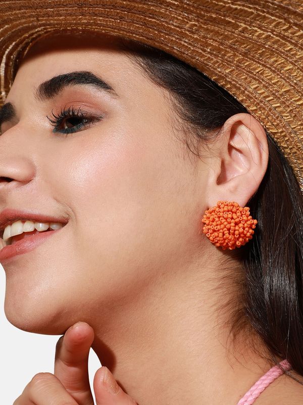 SOHI SOHI Naušnice 'Chando'  narančasta