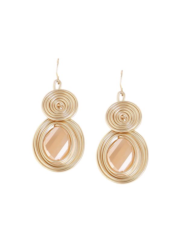 SOHI SOHI Naušnice ' Cissy '  zlatna