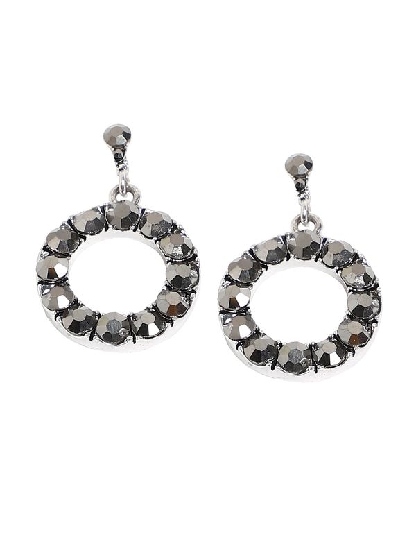 SOHI SOHI Naušnice  crna / srebro