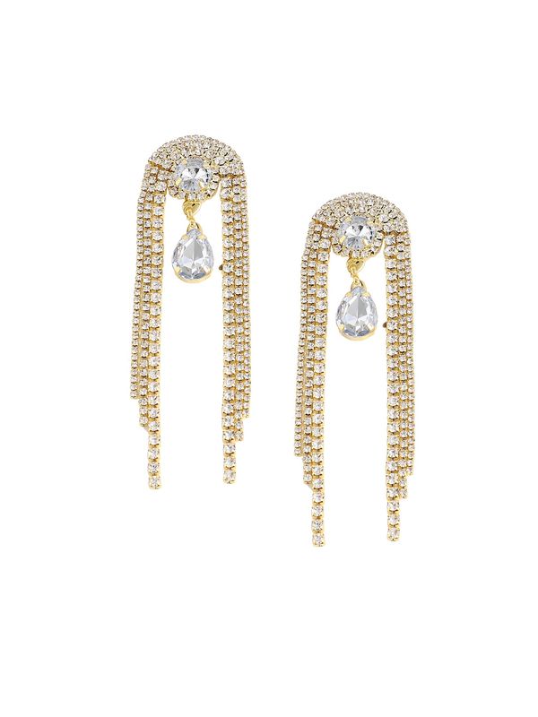 SOHI SOHI Naušnice ' Daryl '  zlatna