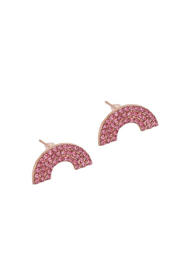 SOHI SOHI Naušnice 'Deeann'  zlatna / crvena