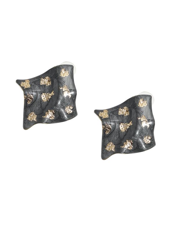 SOHI SOHI Naušnice 'Dolley'  zlatna / crna